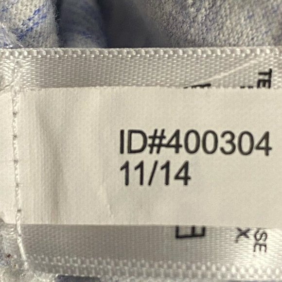 EXPRESS Men's White Gray Blue V Neck Casual Stretch Space Dyed T-Shirt MEDIUM - Picture 8 of 8